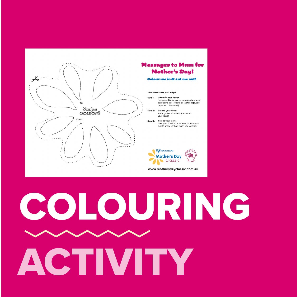 MDC2022 School colouring activity