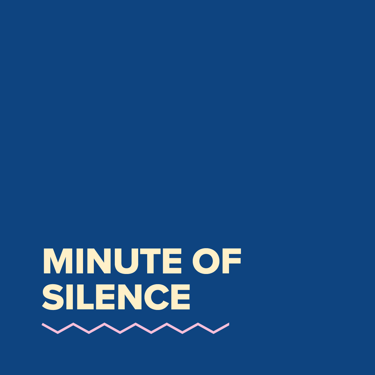 MDC2021_Minute of silence